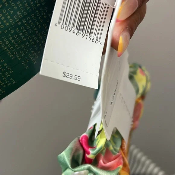 •nwt Disney Princess girls headbands two pack green yellow faux pearls stretch - Picture 6 of 7